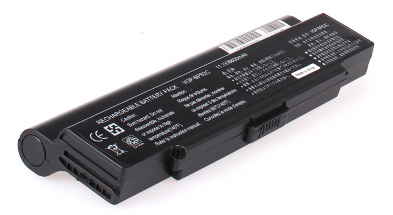 Аккумуляторная батарея для ноутбука Sony VAIO VGN-FS15SP. Артикул 11-1415.Емкость (mAh): 6600. Напряжение (V): 11,1