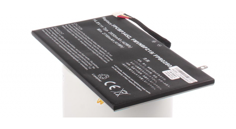 Аккумуляторная батарея для ноутбука Fujitsu-Siemens LifeBook UH572 UH572MF302RU. Артикул iB-A941.Емкость (mAh): 2850. Напряжение (V): 14,8