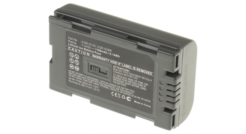 Аккумуляторная батарея CGP-D28S для фотоаппаратов и видеокамер Panasonic. Артикул iB-F351.Емкость (mAh): 1100. Напряжение (V): 7,4