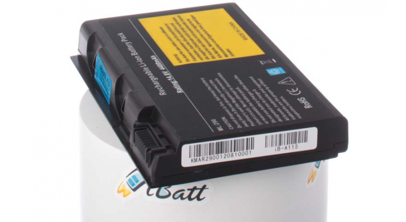 Аккумуляторная батарея для ноутбука Acer TravelMate 4654LMi. Артикул iB-A115.Емкость (mAh): 4400. Напряжение (V): 14,8