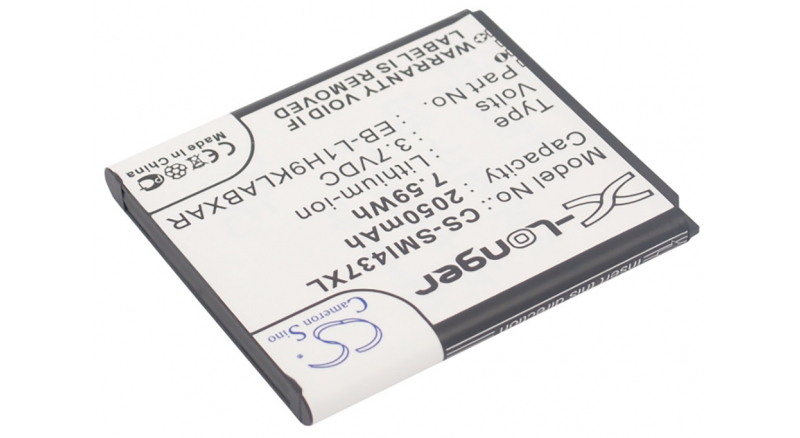 Аккумуляторная батарея iBatt iB-M549 для телефонов, смартфонов SamsungЕмкость (mAh): 2050. Напряжение (V): 3,7