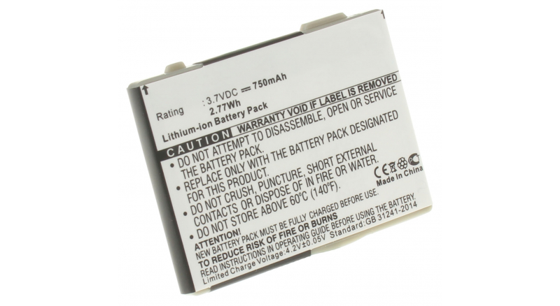 Аккумуляторная батарея для телефона, смартфона Siemens CF62T. Артикул iB-M203.Емкость (mAh): 750. Напряжение (V): 3,7