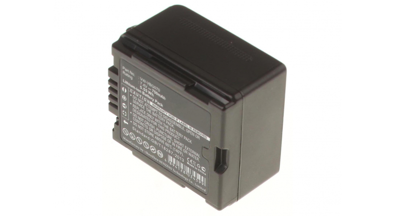 Аккумуляторные батареи для фотоаппаратов и видеокамер Panasonic AG-AC160EJЕмкость (mAh): 750. Напряжение (V): 7,4