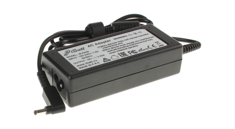 Блок питания (адаптер питания) PA-1650-67 для ноутбука Asus. Артикул iB-R438. Напряжение (V): 19