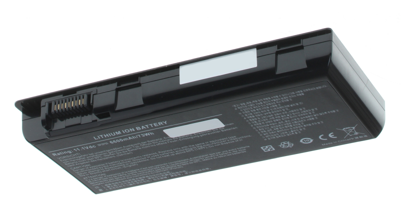 Аккумуляторная батарея для ноутбука MSI GT663R. Артикул 11-1456.Емкость (mAh): 6600. Напряжение (V): 11,1