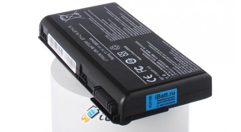 Аккумуляторная батарея для ноутбука MSI Megabook CR620. Артикул iB-A440X.Емкость (mAh): 5800. Напряжение (V): 11,1