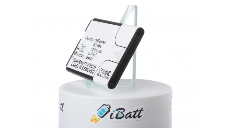 Аккумуляторная батарея iBatt iB-M2267 для телефонов, смартфонов MicrosoftЕмкость (mAh): 1550. Напряжение (V): 3,7