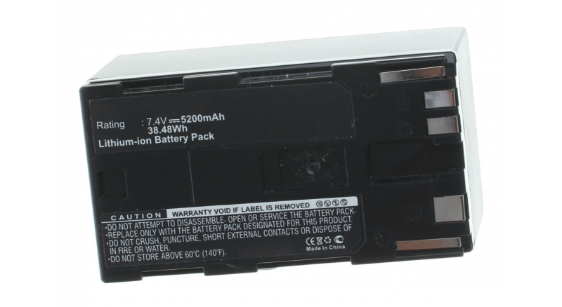 Аккумуляторные батареи для фотоаппаратов и видеокамер Canon EOS C100Емкость (mAh): 5200. Напряжение (V): 7,4