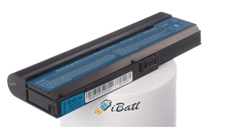 Аккумуляторная батарея LC.BTP01.006 для ноутбуков Acer. Артикул iB-A138H.Емкость (mAh): 7800. Напряжение (V): 11,1