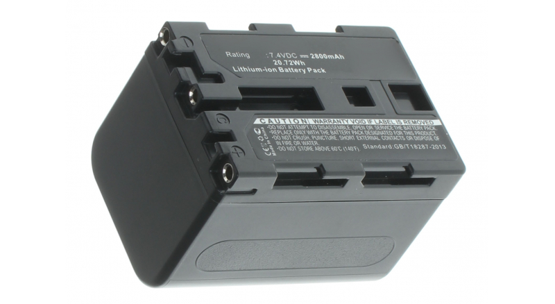 Аккумуляторные батареи для фотоаппаратов и видеокамер Sony DCR-TRV140Емкость (mAh): 2800. Напряжение (V): 7,4