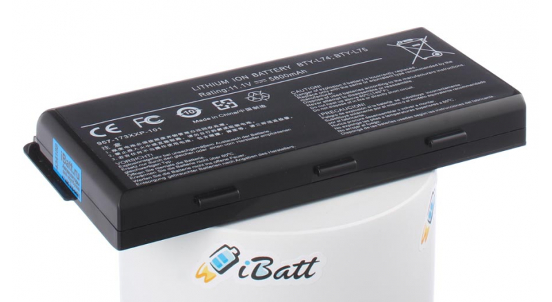 Аккумуляторная батарея для ноутбука MSI CR643-029. Артикул iB-A440X.Емкость (mAh): 5800. Напряжение (V): 11,1