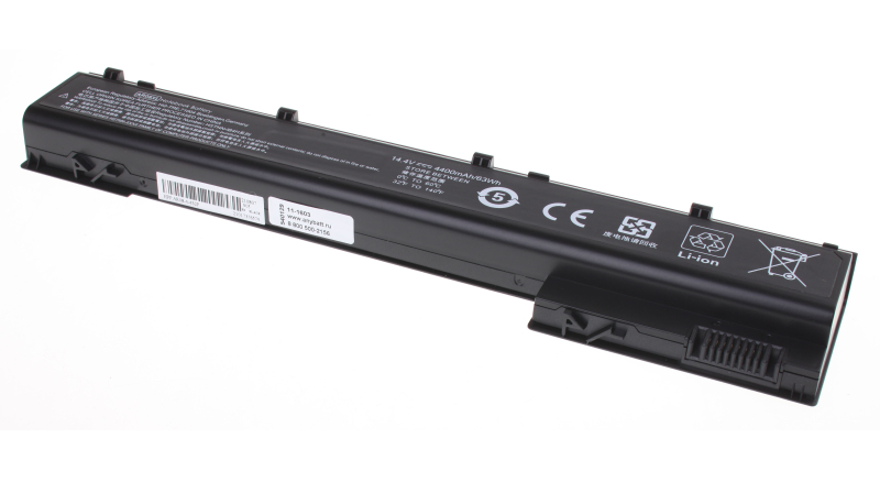 Аккумуляторная батарея для ноутбука HP-Compaq ZBook 17 (F0V57EA). Артикул 11-1603.Емкость (mAh): 4400. Напряжение (V): 14,4