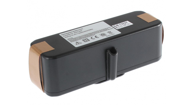 Аккумуляторная батарея для пылесоса iRobot Roomba 563. Артикул iB-T943H.Емкость (mAh): 5200. Напряжение (V): 14,4