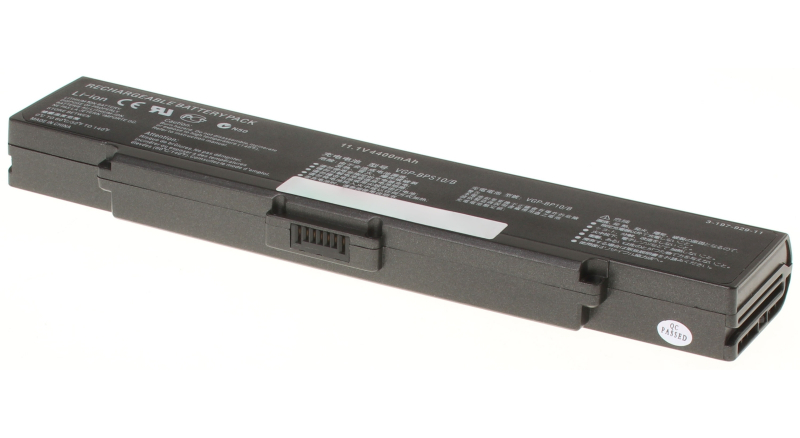 Аккумуляторная батарея для ноутбука Sony VAIO VGN-SZ750N. Артикул iB-A581.Емкость (mAh): 4400. Напряжение (V): 11,1