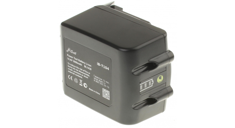 Аккумуляторная батарея для электроинструмента Makita BDF343H. Артикул iB-T104.Емкость (mAh): 3000. Напряжение (V): 14,4