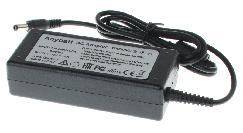 Блок питания (адаптер питания) ADP DA-48Q12 для ноутбука LG. Артикул 22-514. Напряжение (V): 12
