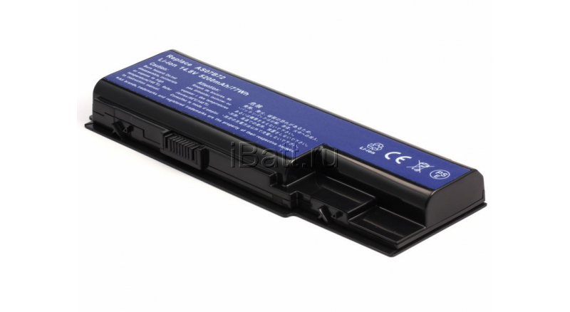 Аккумуляторная батарея для ноутбука Acer Aspire 6920G-814G32BN. Артикул iB-A142.Емкость (mAh): 4400. Напряжение (V): 14,8
