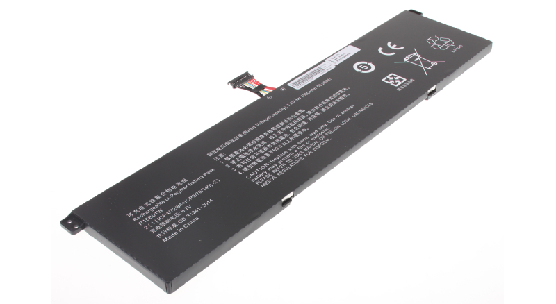 Аккумуляторная батарея для ноутбука Xiaomi 171501-AF. Артикул iB-A1671.Емкость (mAh): 7800. Напряжение (V): 7,6