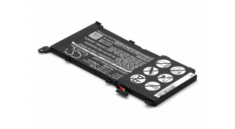 Аккумуляторная батарея для ноутбука Asus VivoBook K551LN. Артикул 11-1664.Емкость (mAh): 4400. Напряжение (V): 11,1