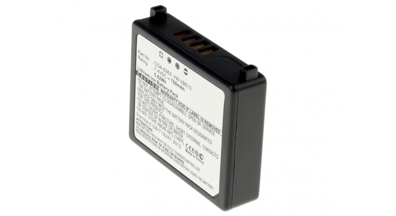 Аккумуляторная батарея CGA-S303E для фотоаппаратов и видеокамер Panasonic. Артикул iB-F219.Емкость (mAh): 760. Напряжение (V): 7,4