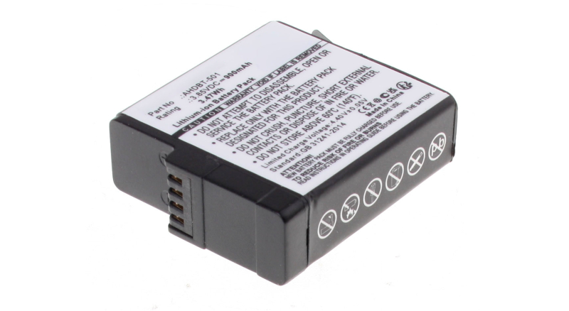 Аккумуляторная батарея iBatt iB-F503 для фотокамер и видеокамер GoProЕмкость (mAh): 900. Напряжение (V): 3,85