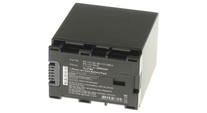 Аккумуляторная батарея BN-VG108 для фотоаппаратов и видеокамер JVC. Артикул iB-F384.Емкость (mAh): 4450. Напряжение (V): 3,7