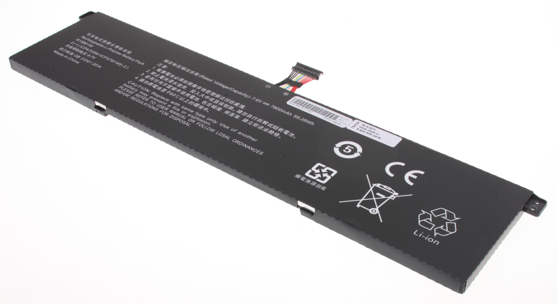 Аккумуляторная батарея для ноутбука Xiaomi 171501-AF. Артикул iB-A1671.Емкость (mAh): 7800. Напряжение (V): 7,6