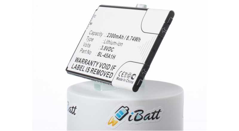 Аккумуляторная батарея iBatt iB-M2150 для телефонов, смартфонов LGЕмкость (mAh): 2300. Напряжение (V): 3,8