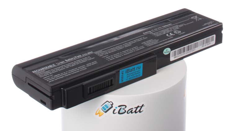 Аккумуляторная батарея для ноутбука Asus Pro64VN. Артикул iB-A162H.Емкость (mAh): 7800. Напряжение (V): 11,1