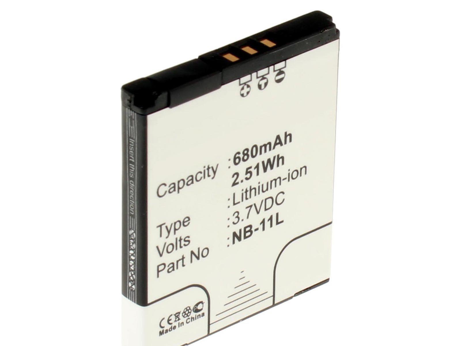 Аккумуляторные батареи для фотоаппаратов и видеокамер Canon PowerShot A2400 ISЕмкость (mAh): 680. Напряжение (V): 3,7