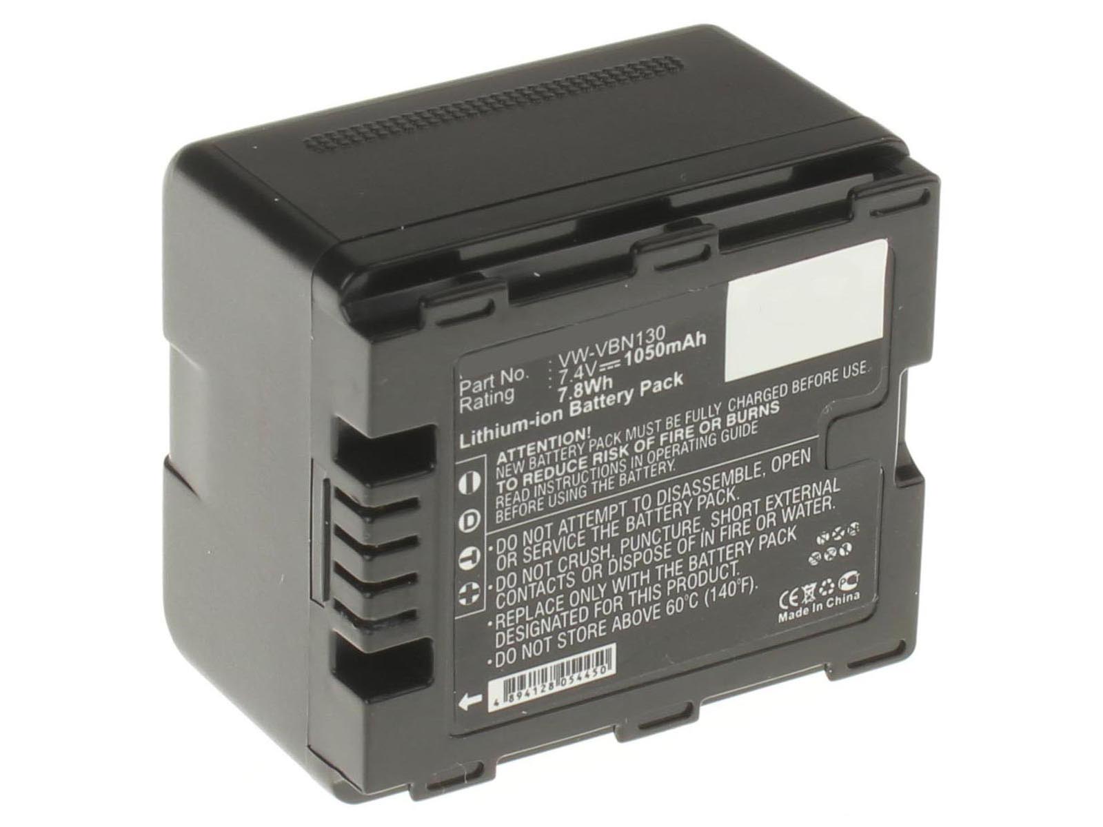 Аккумуляторные батареи для фотоаппаратов и видеокамер Panasonic HDC-SD800PЕмкость (mAh): 1050. Напряжение (V): 7,4