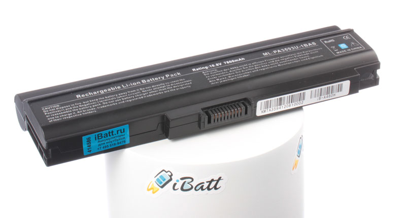 Аккумуляторная батарея для ноутбука Toshiba Dynabook CX/45J. Артикул iB-A460H.Емкость (mAh): 7800. Напряжение (V): 10,8