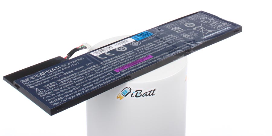 Аккумуляторная батарея для ноутбука Acer Aspire Timeline Ultra M5-581TG-73516G25Mass. Артикул iB-A606.Емкость (mAh): 4850. Напряжение (V): 11,1