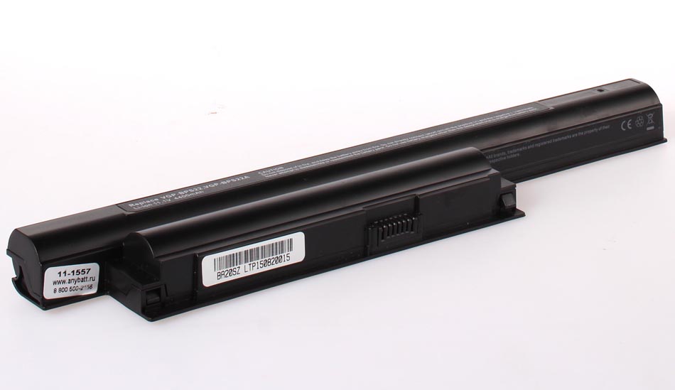 Аккумуляторная батарея для ноутбука Sony VAIO VPC-EB4E4E. Артикул 11-1557.Емкость (mAh): 4400. Напряжение (V): 11,1