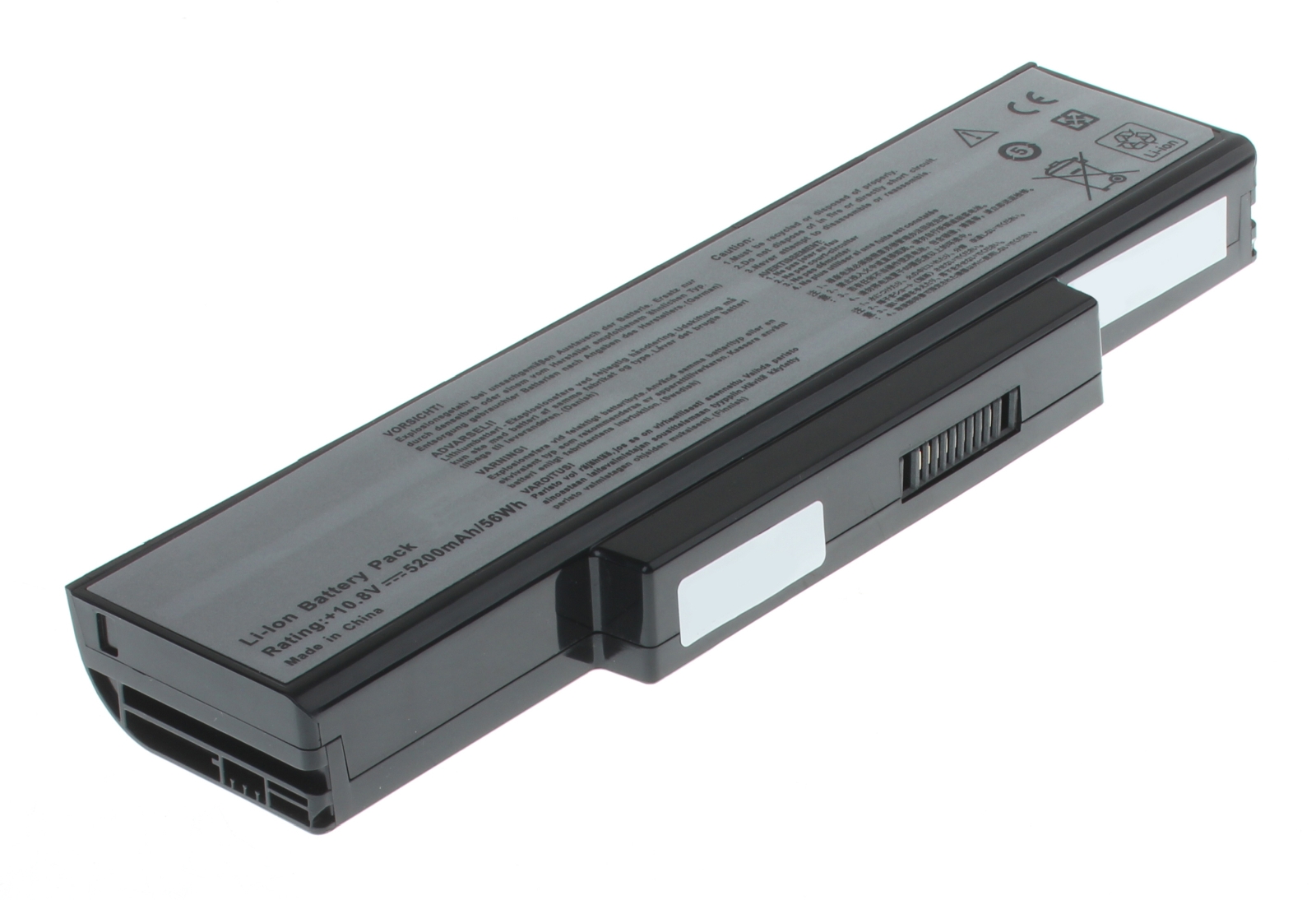 Аккумуляторная батарея A32-K72 для ноутбуков Asus. Артикул iB-A158H.Емкость (mAh): 5200. Напряжение (V): 10,8