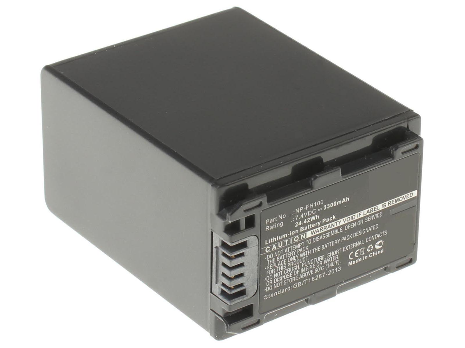 Аккумуляторные батареи для фотоаппаратов и видеокамер Sony DCR-SR62Емкость (mAh): 3300. Напряжение (V): 7,4