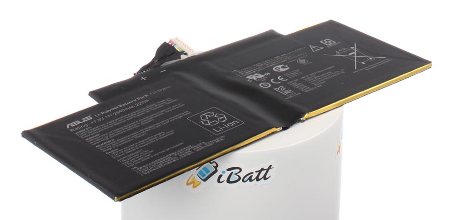 Аккумуляторная батарея для ноутбука Asus Transformer Pad TF303CL 16Gb LTE. Артикул iB-A691.Емкость (mAh): 2900. Напряжение (V): 7,4