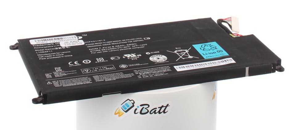 Аккумуляторная батарея для ноутбука IBM-Lenovo IdeaPad U410 59372626. Артикул iB-A804.Емкость (mAh): 8000. Напряжение (V): 7,4