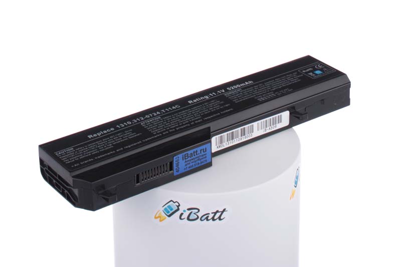 Аккумуляторная батарея N956C для ноутбуков Dell. Артикул iB-A506.Емкость (mAh): 4400. Напряжение (V): 11,1