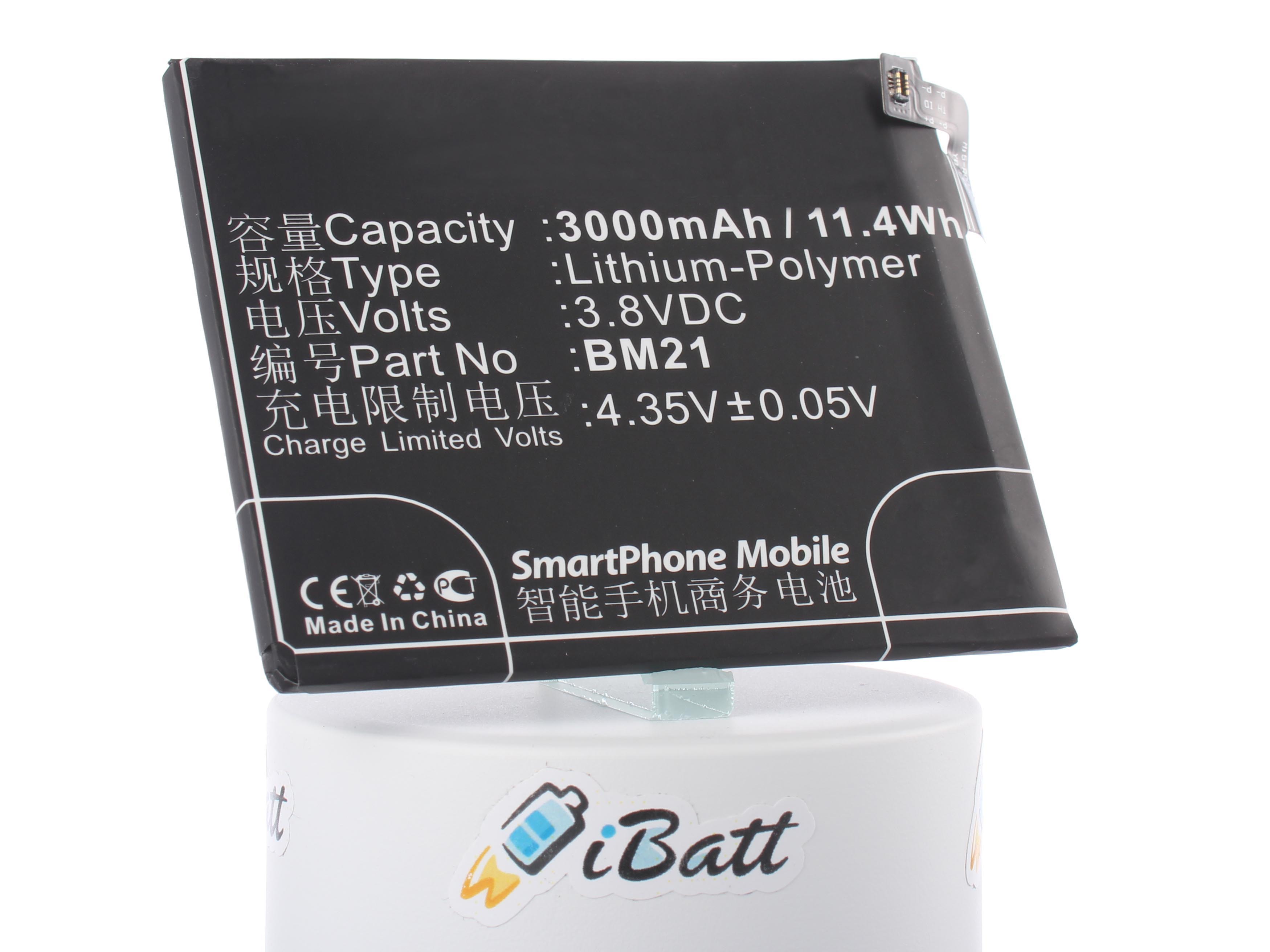 Аккумуляторная батарея iBatt iB-M886 для телефонов, смартфонов XiaomiЕмкость (mAh): 3000. Напряжение (V): 3,8