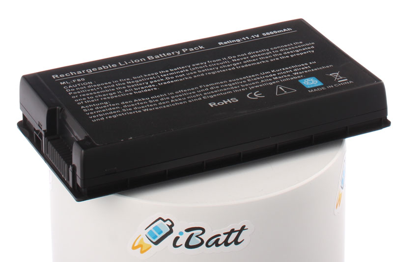Аккумуляторная батарея для ноутбука Asus N60W. Артикул iB-A215X.Емкость (mAh): 5800. Напряжение (V): 10,8