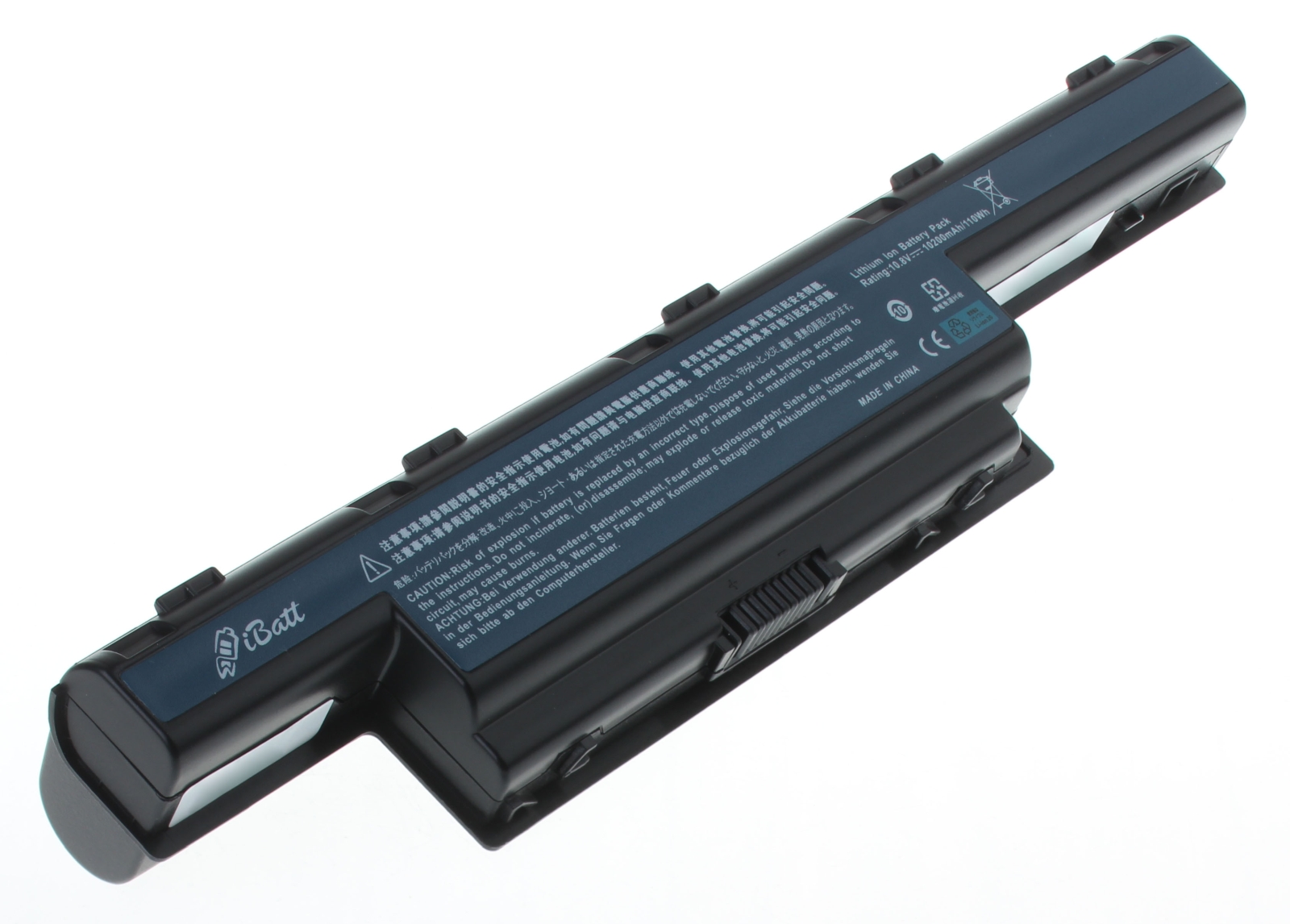 Аккумуляторная батарея для ноутбука Acer Aspire 5349. Артикул iB-A225X.Емкость (mAh): 10200. Напряжение (V): 11,1