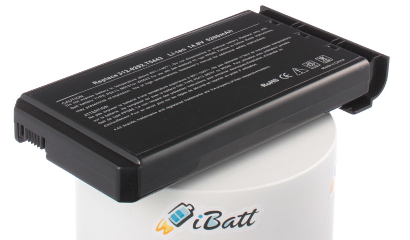 Аккумуляторная батарея 21-92356-01 для ноутбуков Dell. Артикул iB-A227H.Емкость (mAh): 5200. Напряжение (V): 14,8