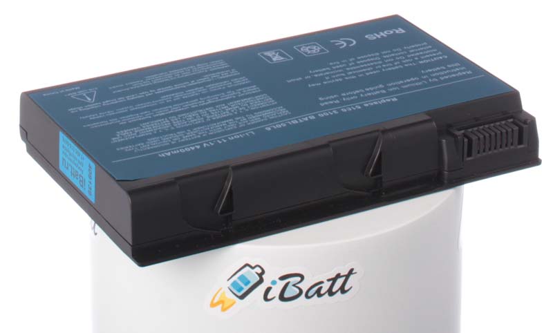 Аккумуляторная батарея для ноутбука Acer TravelMate 5514WLMi. Артикул iB-A118.Емкость (mAh): 4400. Напряжение (V): 11,1