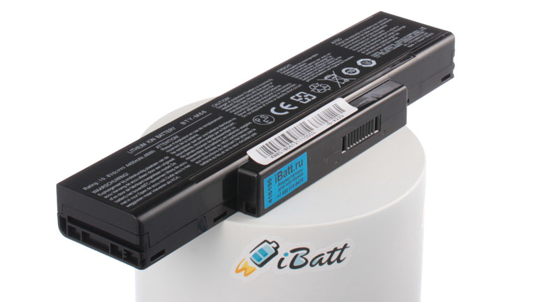 Аккумуляторная батарея BTY-M67 для ноутбуков Quanta. Артикул iB-A229.Емкость (mAh): 4400. Напряжение (V): 11,1