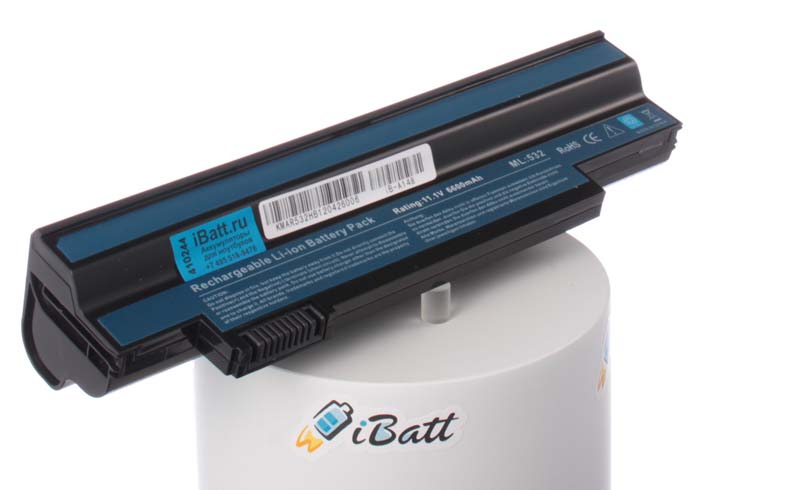 Аккумуляторная батарея UM09G31 для ноутбуков Packard Bell. Артикул iB-A148.Емкость (mAh): 6600. Напряжение (V): 10,8