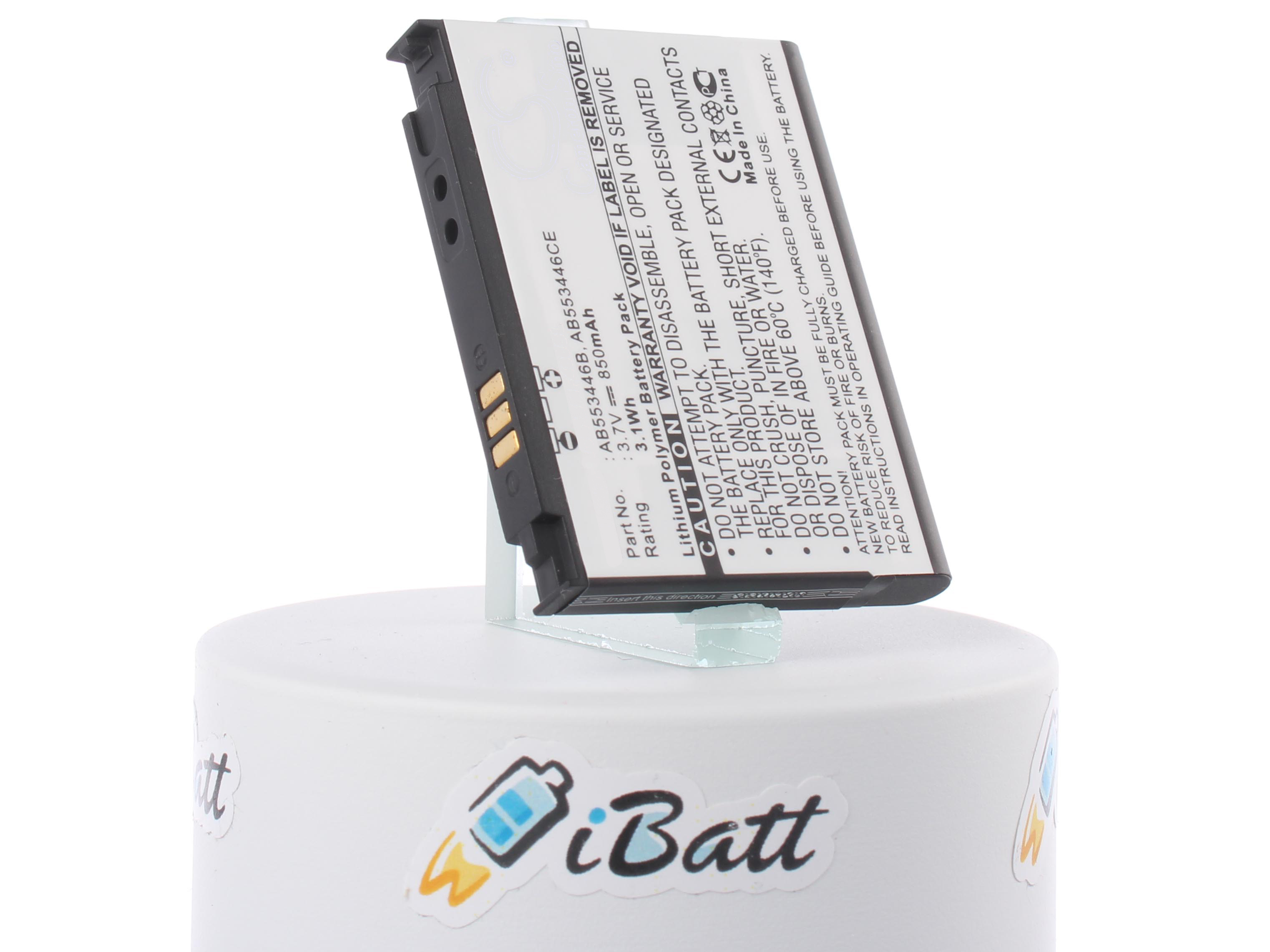 Аккумуляторная батарея iBatt iB-M276 для телефонов, смартфонов SamsungЕмкость (mAh): 850. Напряжение (V): 3,7