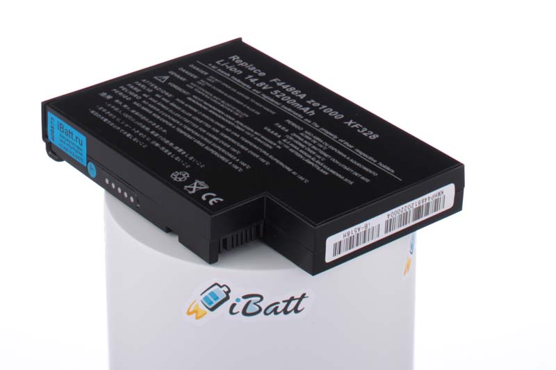 Аккумуляторная батарея для ноутбука Gateway Solo 1400. Артикул iB-A518H.Емкость (mAh): 5200. Напряжение (V): 14,8