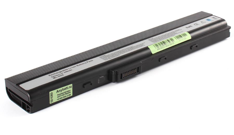 Аккумуляторная батарея для ноутбука Asus K52JU-SX114V. Артикул 11-1132.Емкость (mAh): 4400. Напряжение (V): 10,8