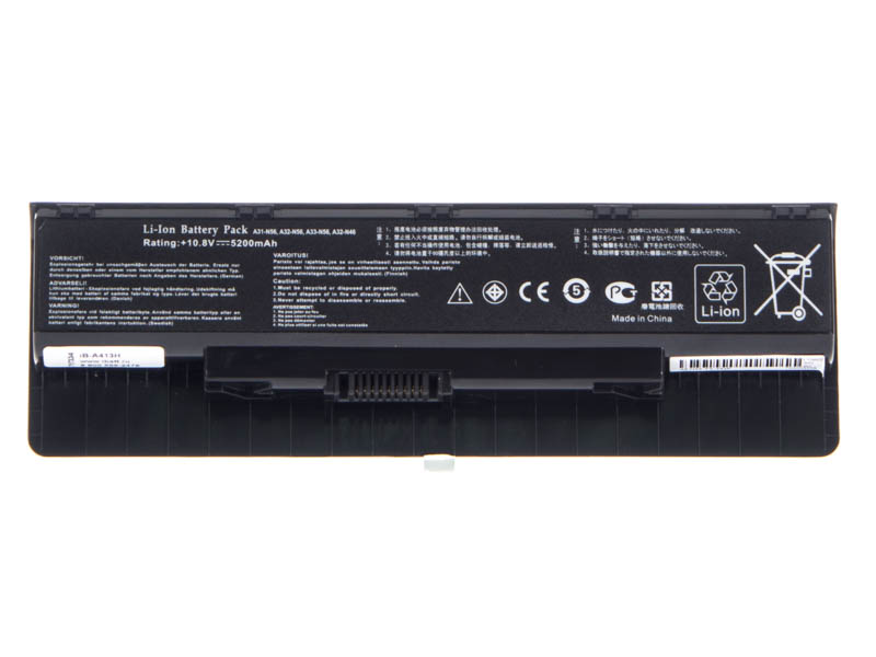Аккумуляторная батарея для ноутбука Asus G56JK. Артикул iB-A413H.Емкость (mAh): 5200. Напряжение (V): 10,8